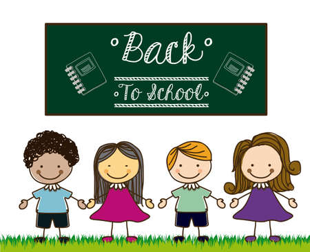 Back to school design, vector illustrationのイラスト素材