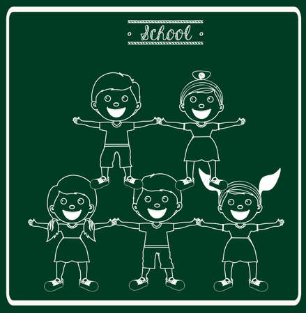 Back to school design, vector illustrationのイラスト素材