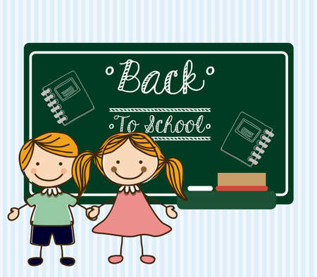 Back to school design, vector illustrationのイラスト素材