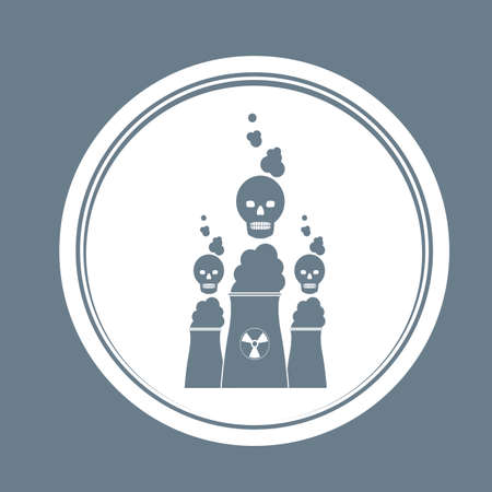 Toxic and Pollution design, vector illustrationのイラスト素材