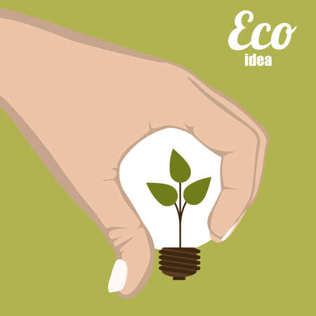 Eco design, vector illustrationのイラスト素材