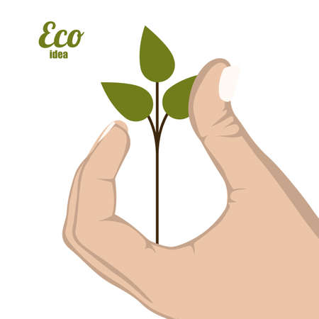 Eco design, vector illustrationのイラスト素材