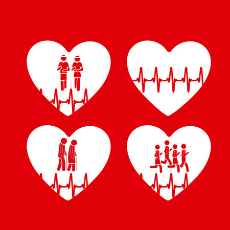 Cardiology design, vector illustrationのイラスト素材