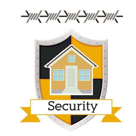 Security and Insurence design, vector illustrationのイラスト素材