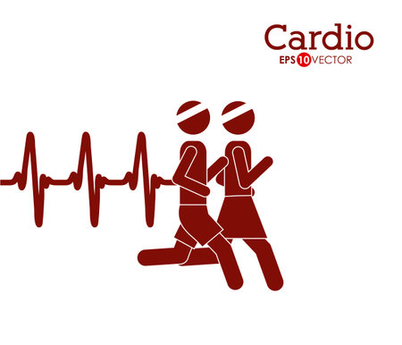 Cardiology design, vector illustrationのイラスト素材