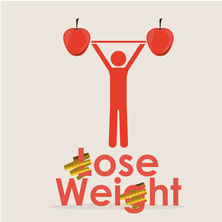 Fitness and Workout design, vector illustrationのイラスト素材