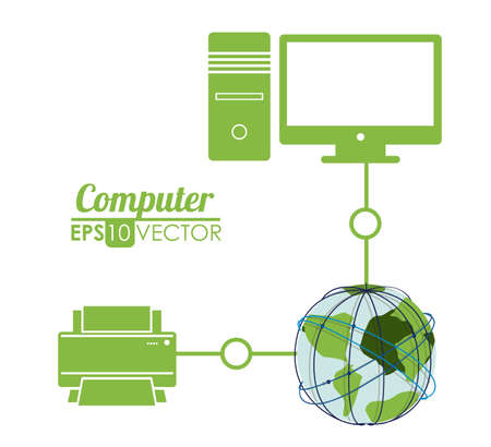 Internet design, vector illustrationのイラスト素材