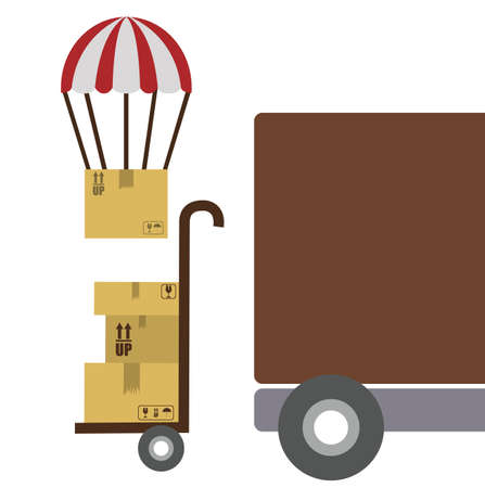 Delivery design, vector illustrationのイラスト素材