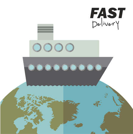 Delivery design, vector illustrationのイラスト素材