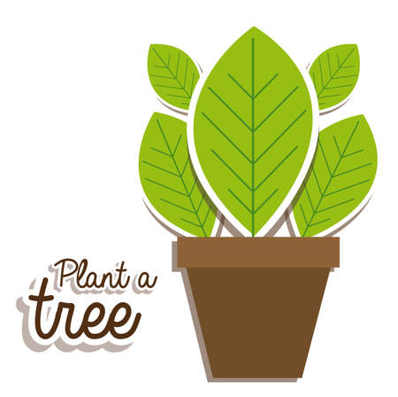 Ecological idea, vector illustrationのイラスト素材