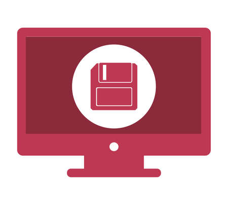 Social Network design over white background, vector illustrationのイラスト素材