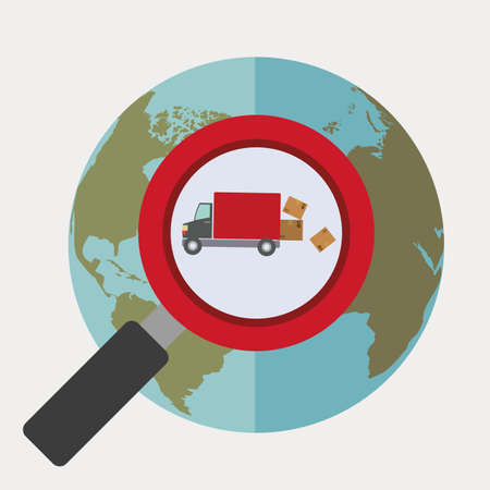 Delivery design, vector illustrationのイラスト素材