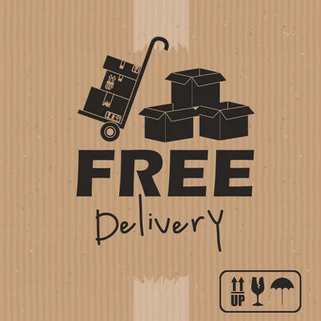 Delivery design, vector illustrationのイラスト素材
