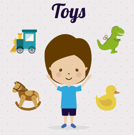 Toys design, vector illustrationのイラスト素材