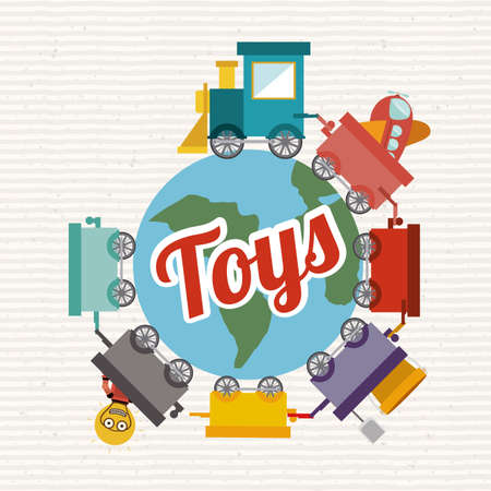 Toys design, vector illustrationのイラスト素材