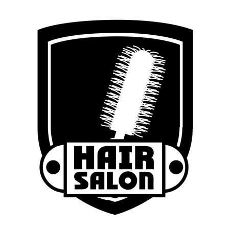 Hair Salon design over white background, vector illustrationのイラスト素材