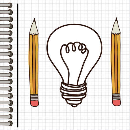 Back to School design over white background, vector illustrationのイラスト素材
