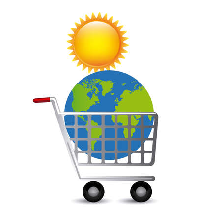 Summer Vacation design over white background, vector illustrationのイラスト素材