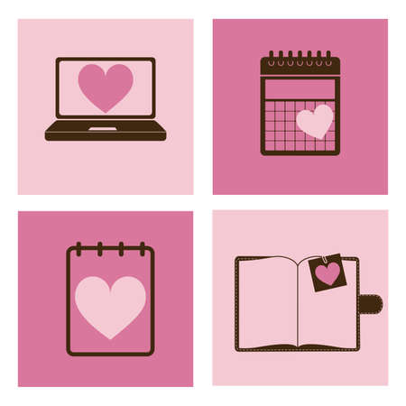 Love design over white background, vector illustrationのイラスト素材