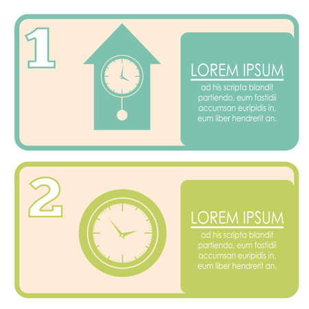 Time design over white background, vector illustrationのイラスト素材