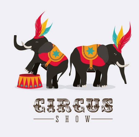 Circus design over white background, vector illustrationのイラスト素材