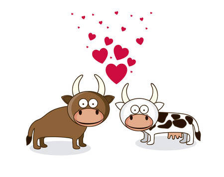 Animals design over white background, vector illustrationのイラスト素材
