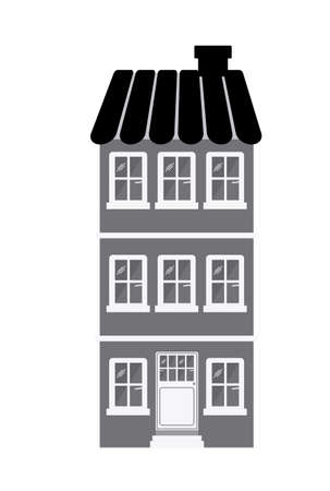 Real estate design over white background, vector illustrationのイラスト素材