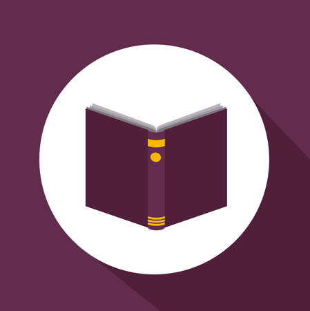 Ebook design over purple background, vector illustrationのイラスト素材