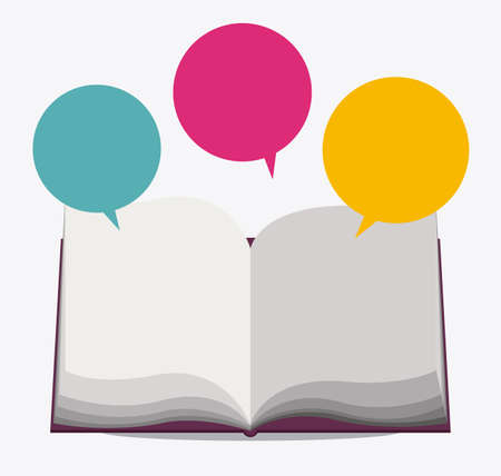 Ebook design over white background, vector illustrationのイラスト素材