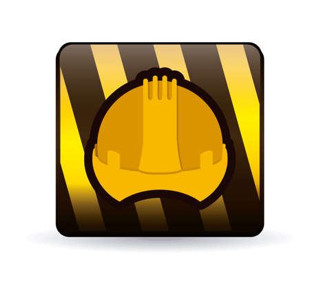 Under Construction design over white background, vector illustrationのイラスト素材