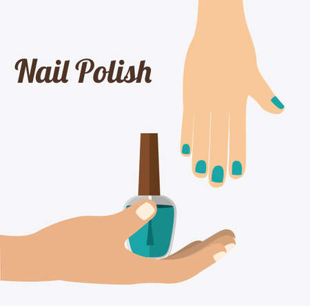 Make up design over white background, vector illustrationのイラスト素材