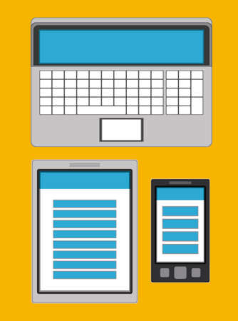 Office  design over white background, vector illustrationのイラスト素材