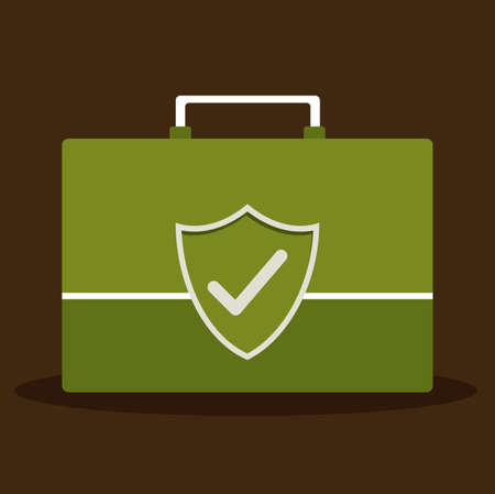 Techonology design over brown background, vector illustrationのイラスト素材