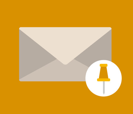 Document  design over yellow background, vector illustrationのイラスト素材