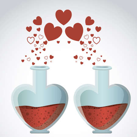 Love design over white background, vector illustrationのイラスト素材