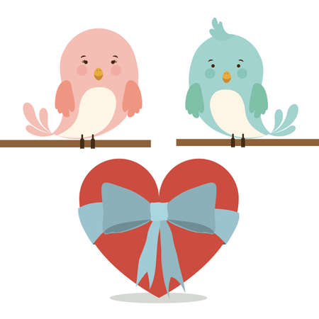 Love design over white background, vector illustrationのイラスト素材