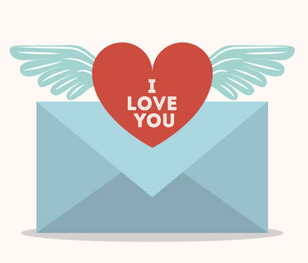 Love design over white background, vector illustrationのイラスト素材