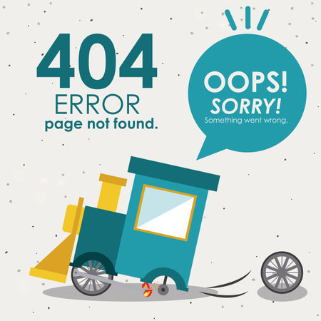 Error design over white background, vector illustrationのイラスト素材