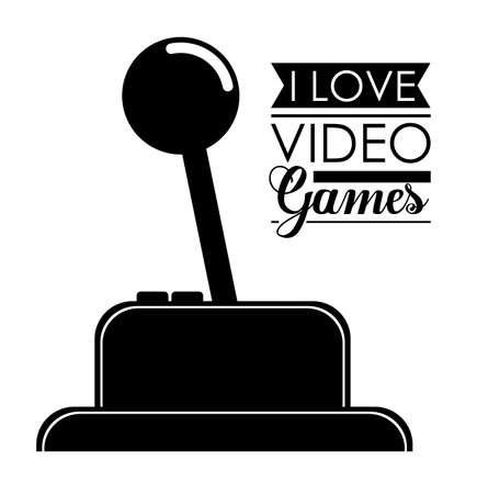 Video Games design over white background, vector illustrationのイラスト素材