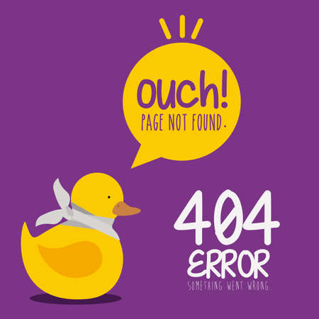Error design over purple background, vector illustrationのイラスト素材