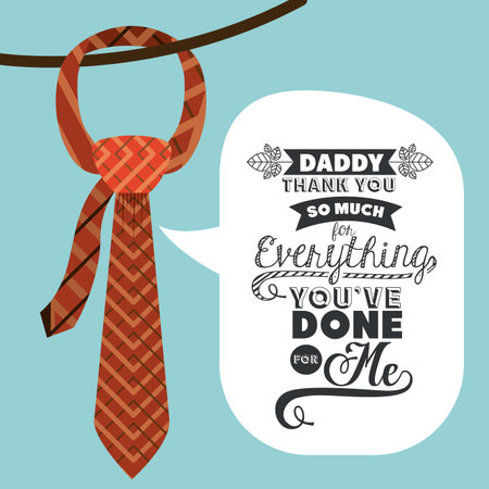 fathers day design over blue background, vector illustrationのイラスト素材