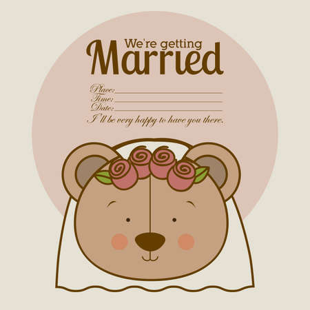 Love design over pastel background, vector illustrationのイラスト素材