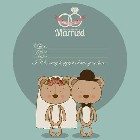 Love design over blue background, vector illustrationのイラスト素材