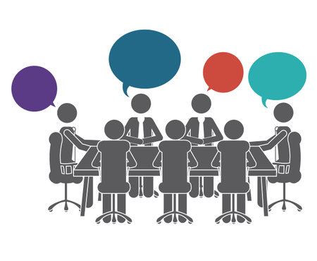 Think different design over white background, vector illustration