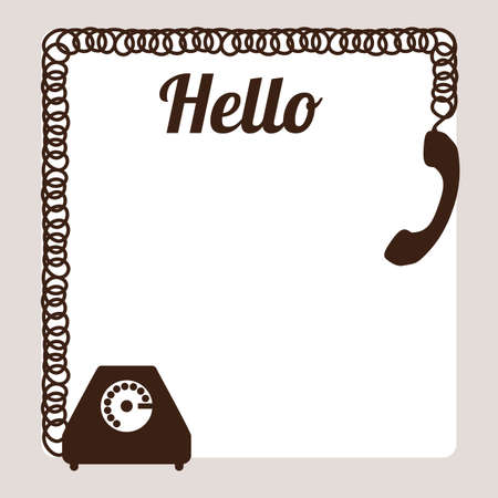 Communication design over white background, vector illustrationのイラスト素材