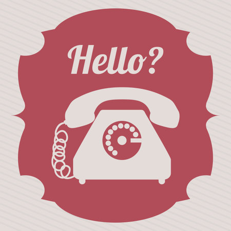 Communication design over pastel colors background, vector illustrationのイラスト素材