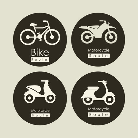 Transportation design over white background, vector illustrationのイラスト素材