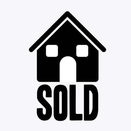 Home and urban design, vector illustrationのイラスト素材