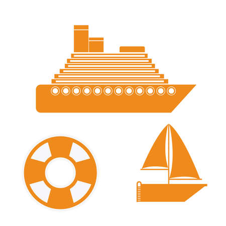 Transportation design over white background, vector illustrationのイラスト素材