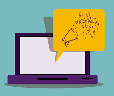 Technical service over blue background, vector illustrationのイラスト素材